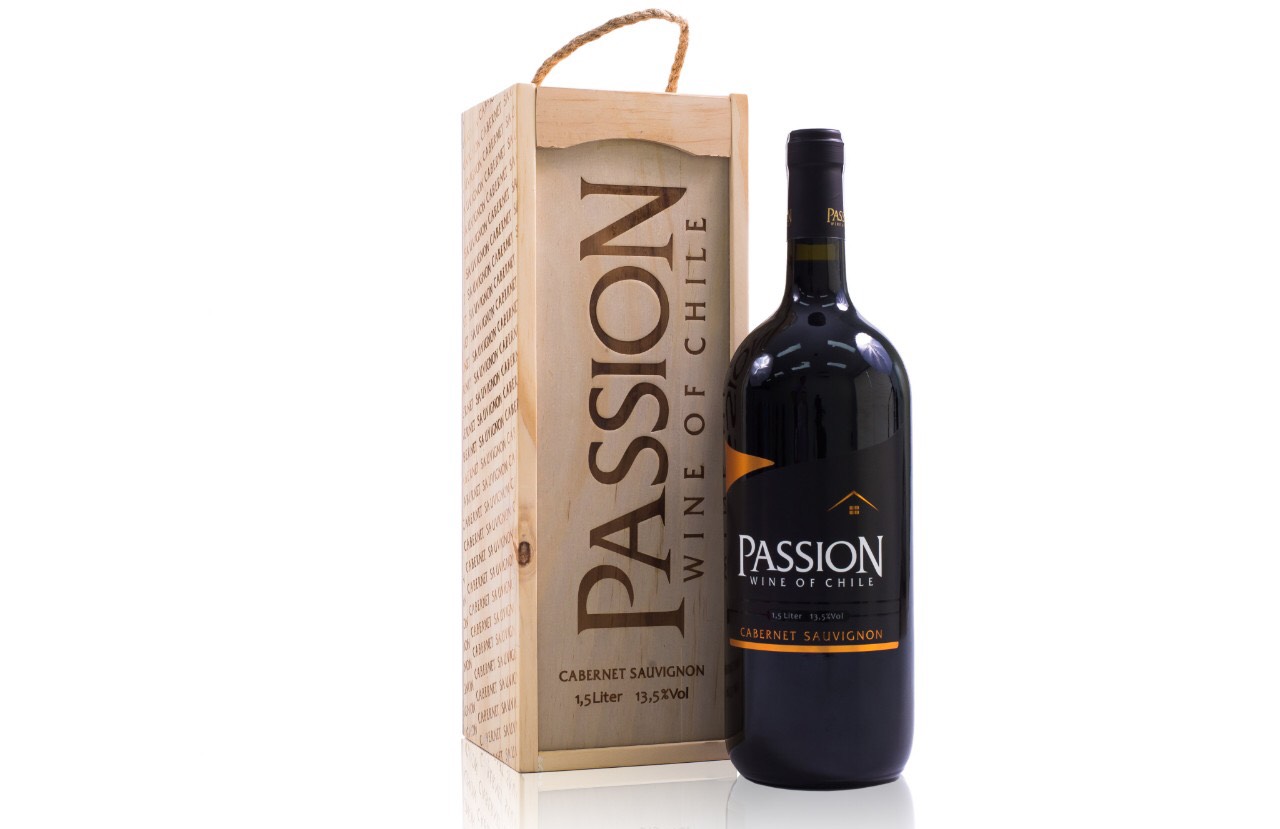 Rượu vang đỏ Passion Cabernet Sauvgnon Hộp gỗ chai 1,5Lít 