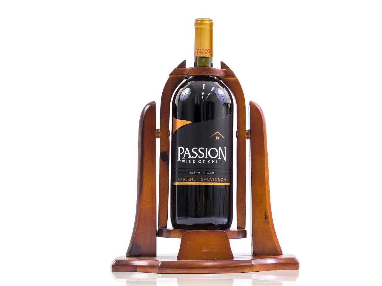 Rượu vang đỏ Passion Cabernet Sauvgnon Kệ gỗ chai 1,5Lít Xanh 